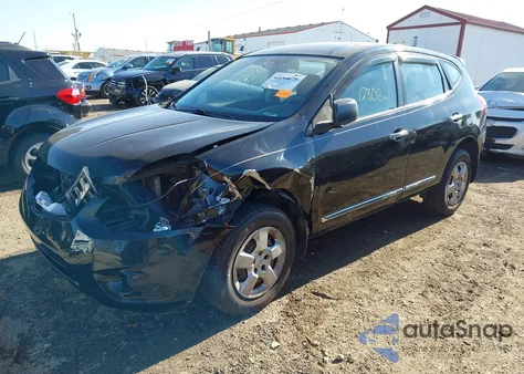 2013 Nissan Rogue S из США, поврежденный, VIN JN8AS5MV5DW606810